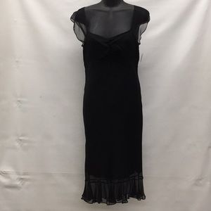 Pure Silk Black Dress